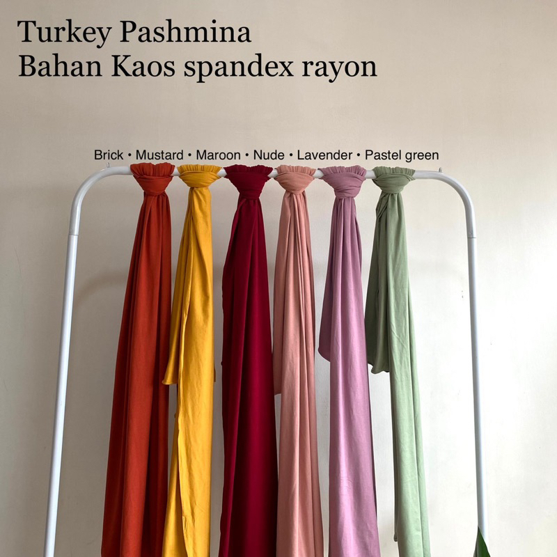 TURKEY PASHMINA KAOS SPANDEX RAYON