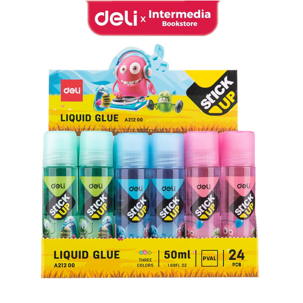 

Deli EA21200 Lem Cair 50ml Merekat kuat dengan sempurna di kertas