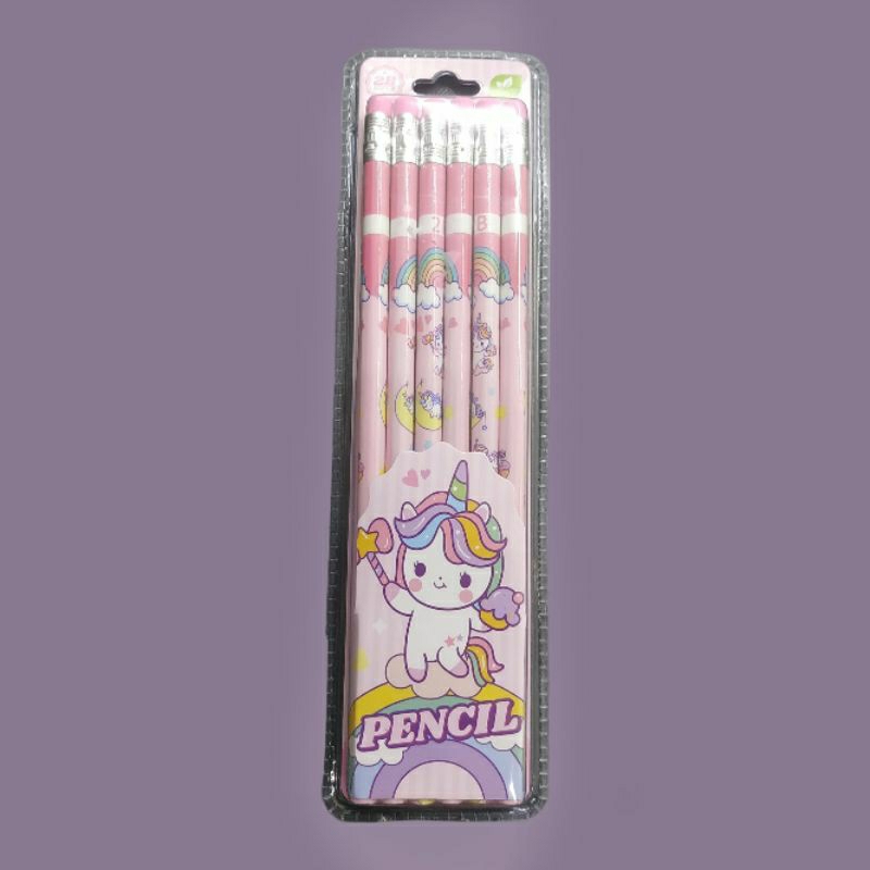 Pensil 2B  Unicorn isi 12pcs MQ943