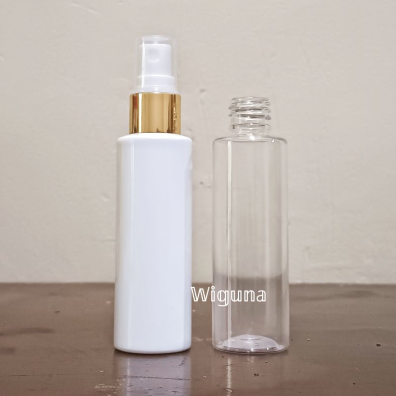 Botol Spray 60ml / Botol RF 60ml Tutup Spray Ring Alumunium gold