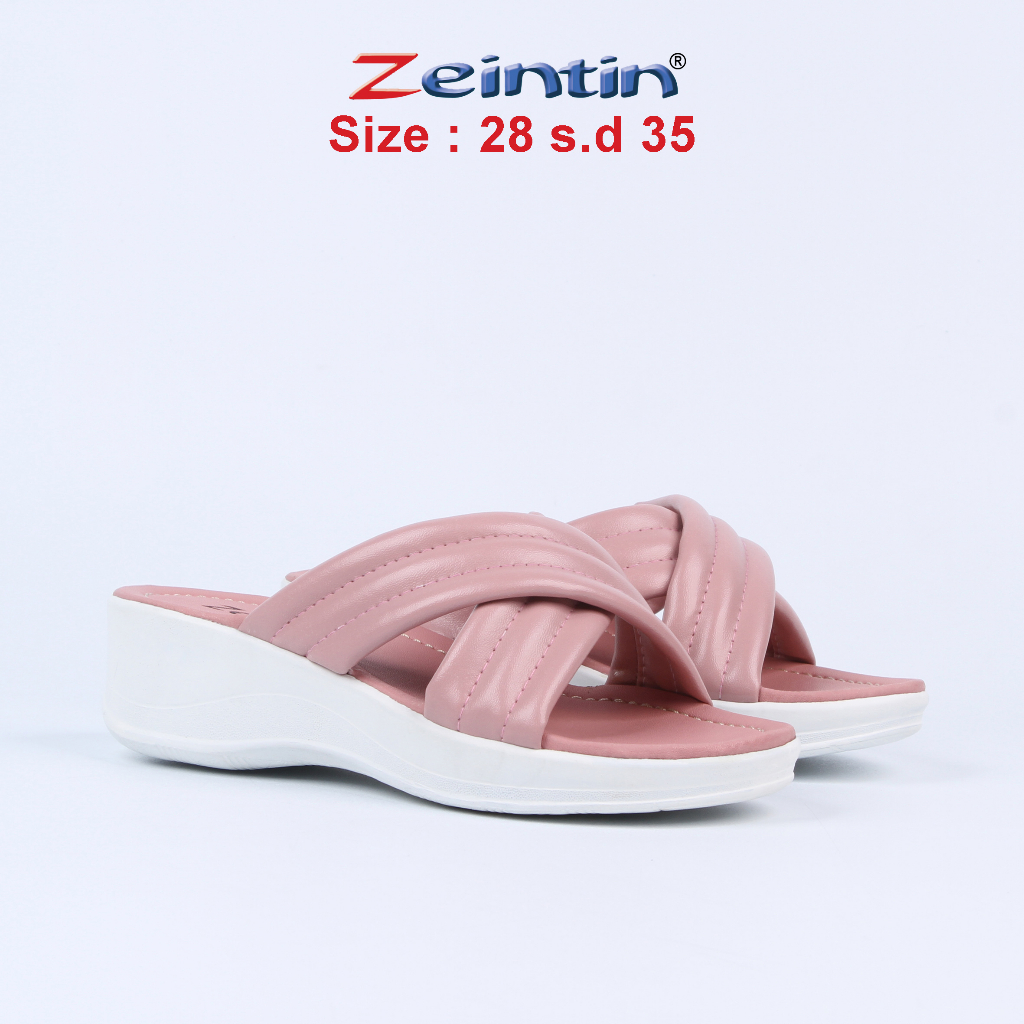 Zeintin - Sandal Anak Wanita/Perempuan Sintetis  Sandal kulit Sintetis Anak Terbaru  Sandal Flat Sandal Kasual Formal Original  TS