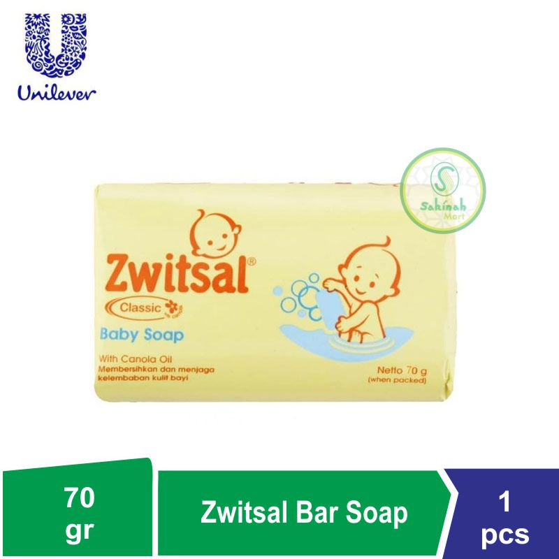 Zwitsal Baby Soap Classic 70gr Sabun Batang Bayi Zwitsal