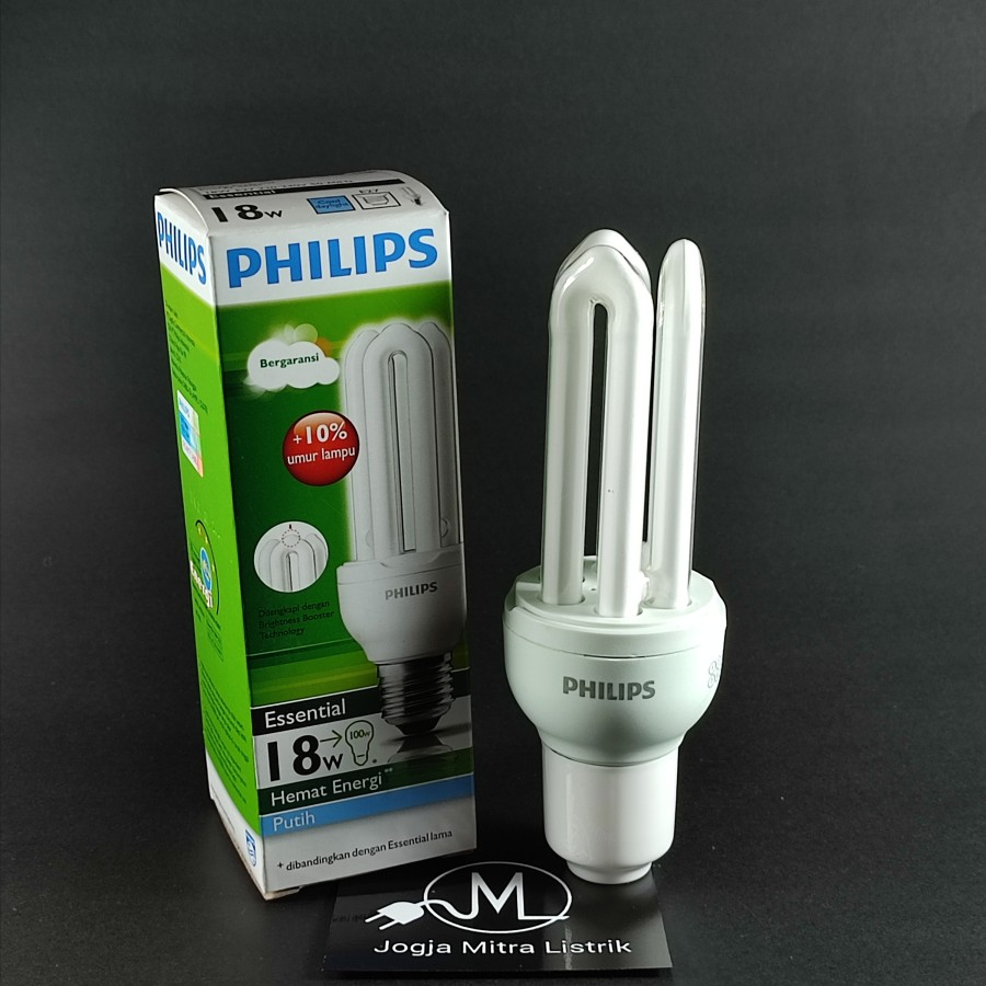LAMPU PHILIPS ESSENTIAL 18 WATT / PLC JARI PHILIPS 18 WATT PUTIH