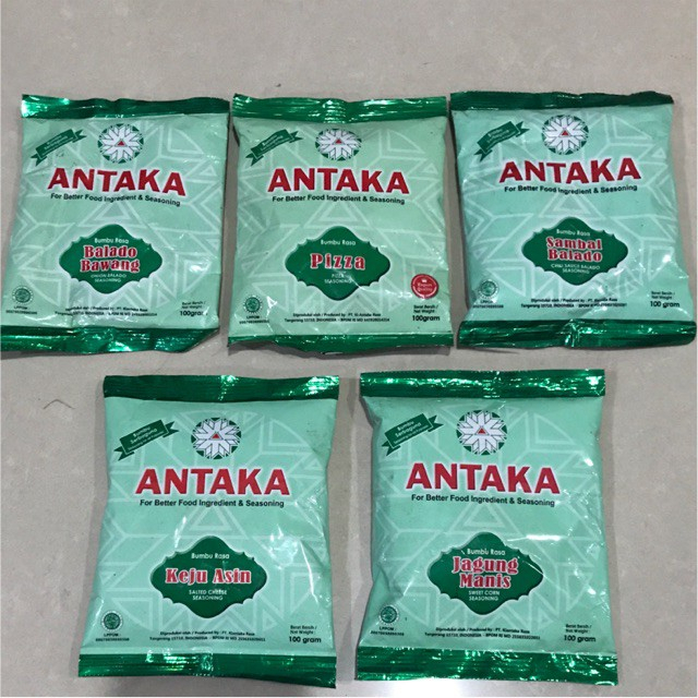 

Bumbu Tabur Antaka 100 Gram Dengan Varian Rasa Terlengkap/Bumbu Serba Guna (BPOM RI✅)