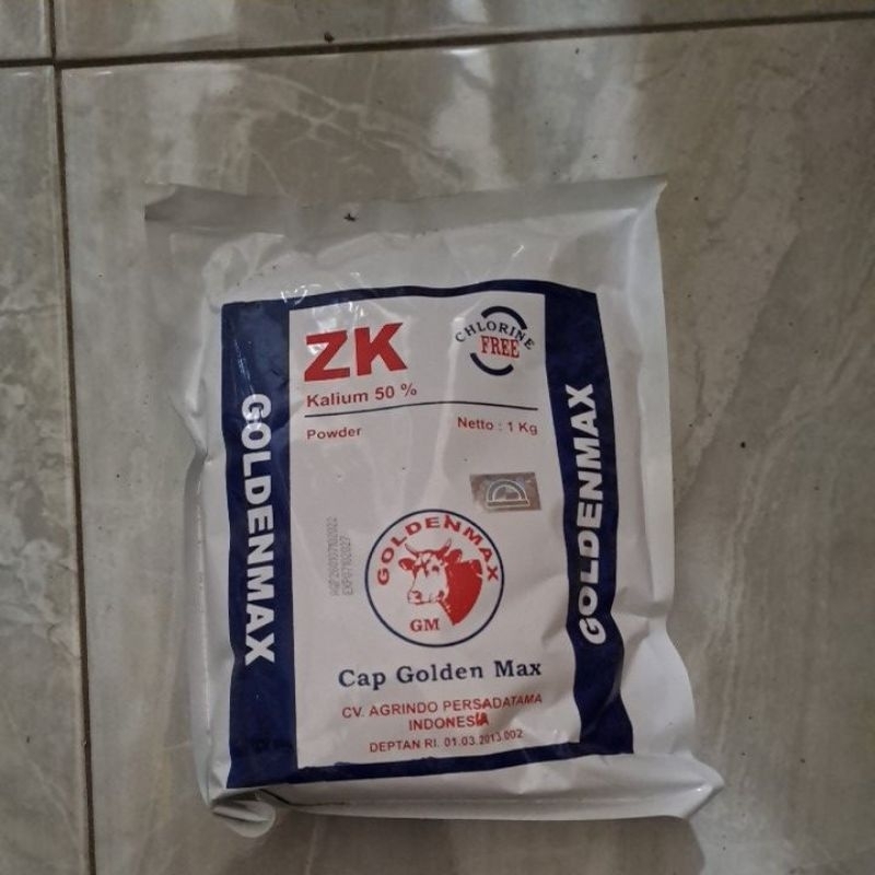 ZK GOLDEN MAX 1KG PUPUK KALIUM 50%