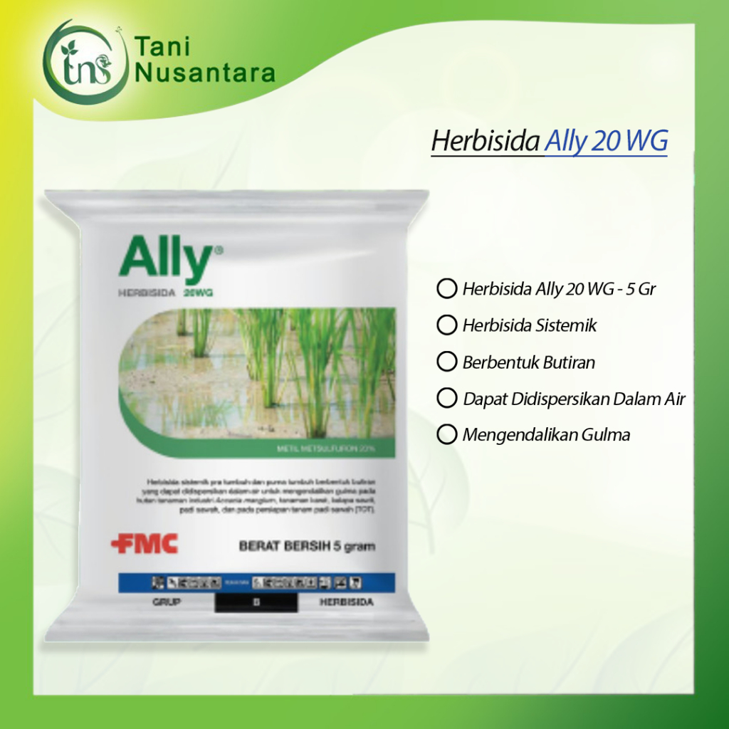Obat Pertanian Pengendali Gulma Plus DUPONT Ally 20 WG