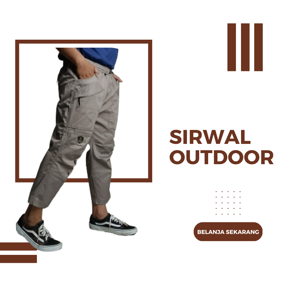 Celana Sirwal Pria Outdoor Tazakka CLOTHES Sirwal Murah Syar'i Sunnah pria muslim