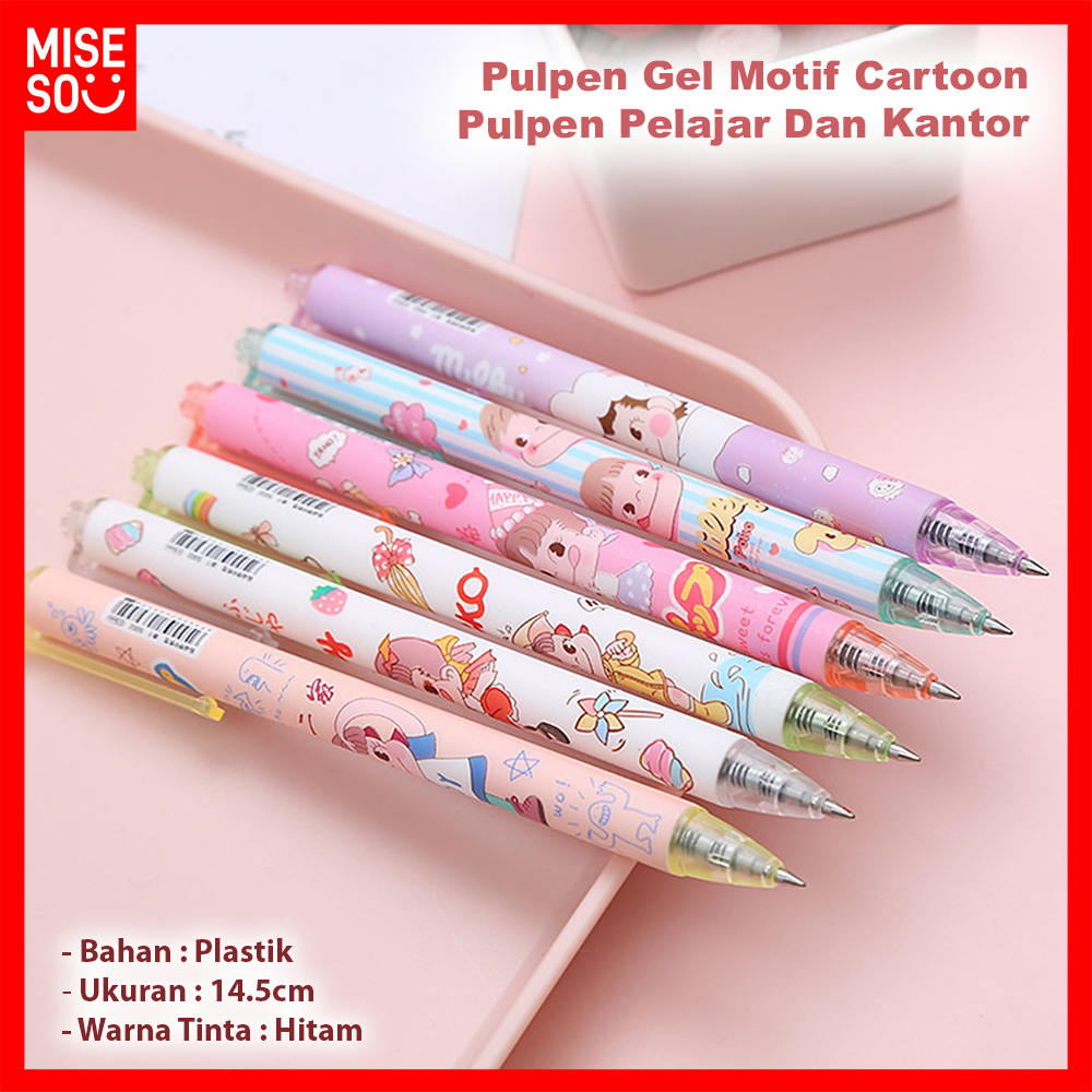 

Pulpen Gel Pulpen Pelajar Dan Kantor Pena Lucu Motif Cartoon Cherry Maruko ℳ 605