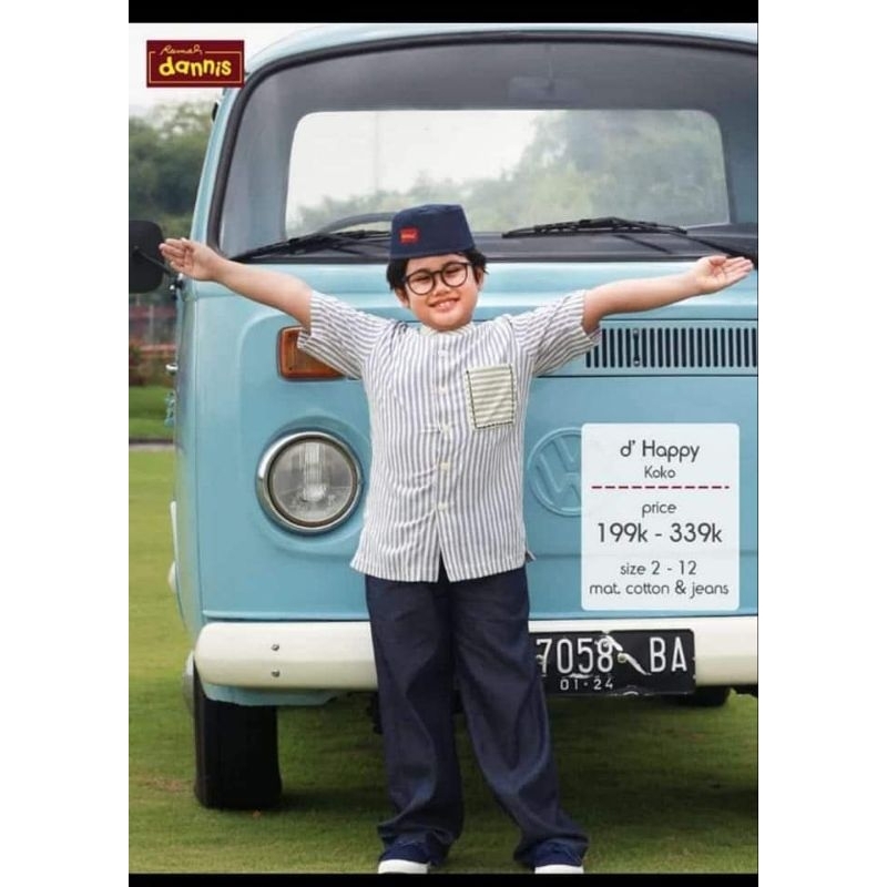 Koko Kids Set Dannis Anak Laki laki Terbaru