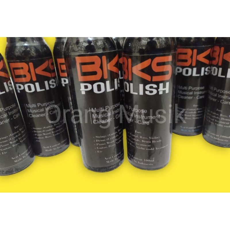 BKS Polish Original - Pembersih Senar, Body, Fret, Cymbal, Piano, Biola, Drum DLL - Polish Cleaner All in Multi Fungsi