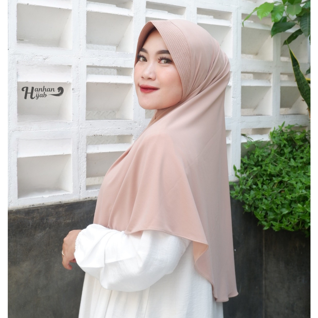 Bergo Jumbo/Syar'i Jersey Premium Pet Antem by Hanhan