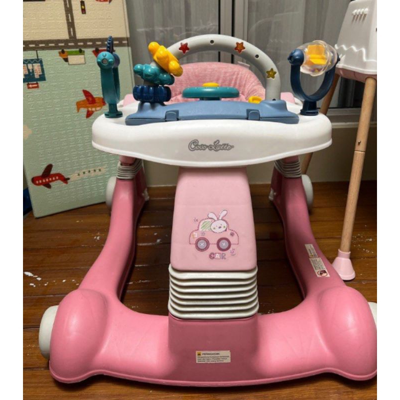 Baby walker cocolatte pink preloved