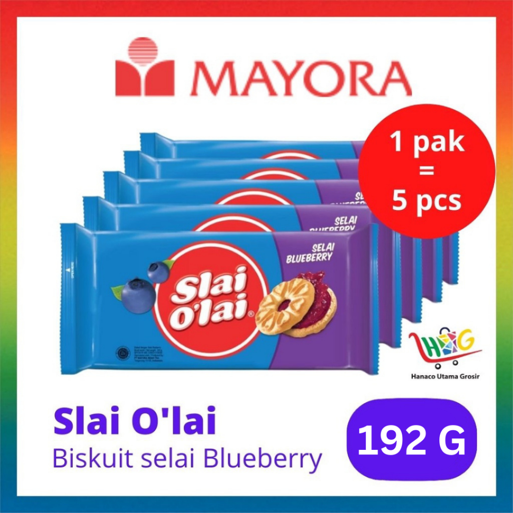 Roma Slai O'Lai Strawberry /Pineapple /Blueberry 5 x 192gr [ 1 PAK ]