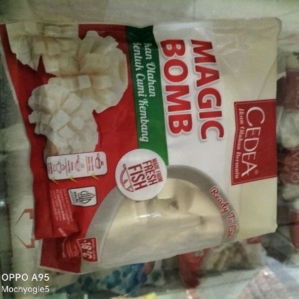 

Cedea MAGiC Bomb ikan olahan bentuk cumi 500gr