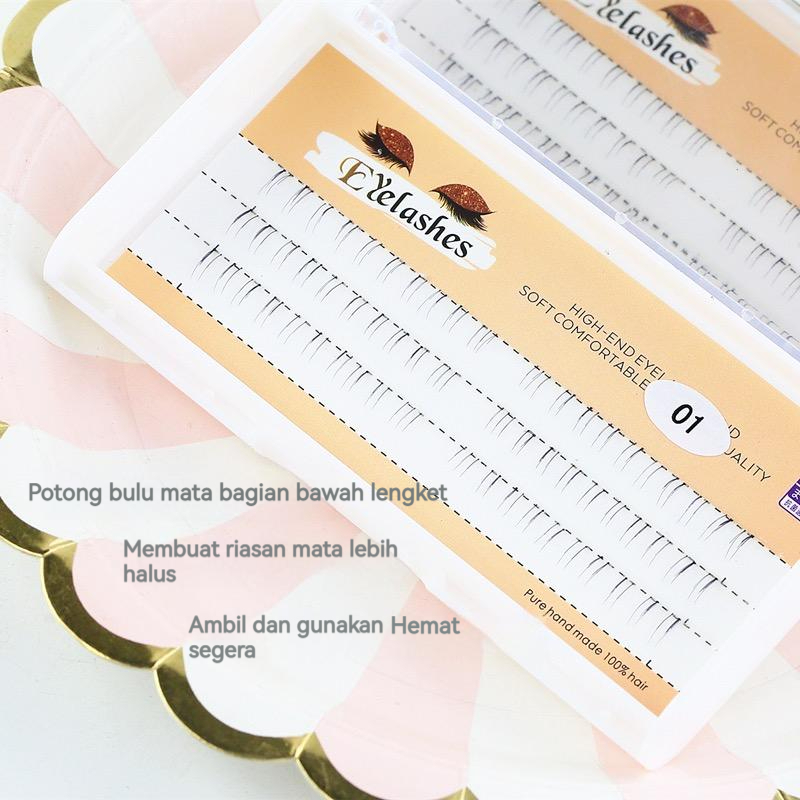 Akane Zora Bulu Mata Palsu Tanam Eyelash Extension Lembut Bulu Mata Bawah Pengantin Natural/ Bulu Mata Palsu Natural/ Paket Eyelash Extension/ Bulu Mata 3d