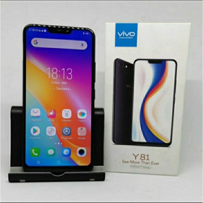 Vivo Y81 3/16 GB Handpone Second Bekas Resmi Original