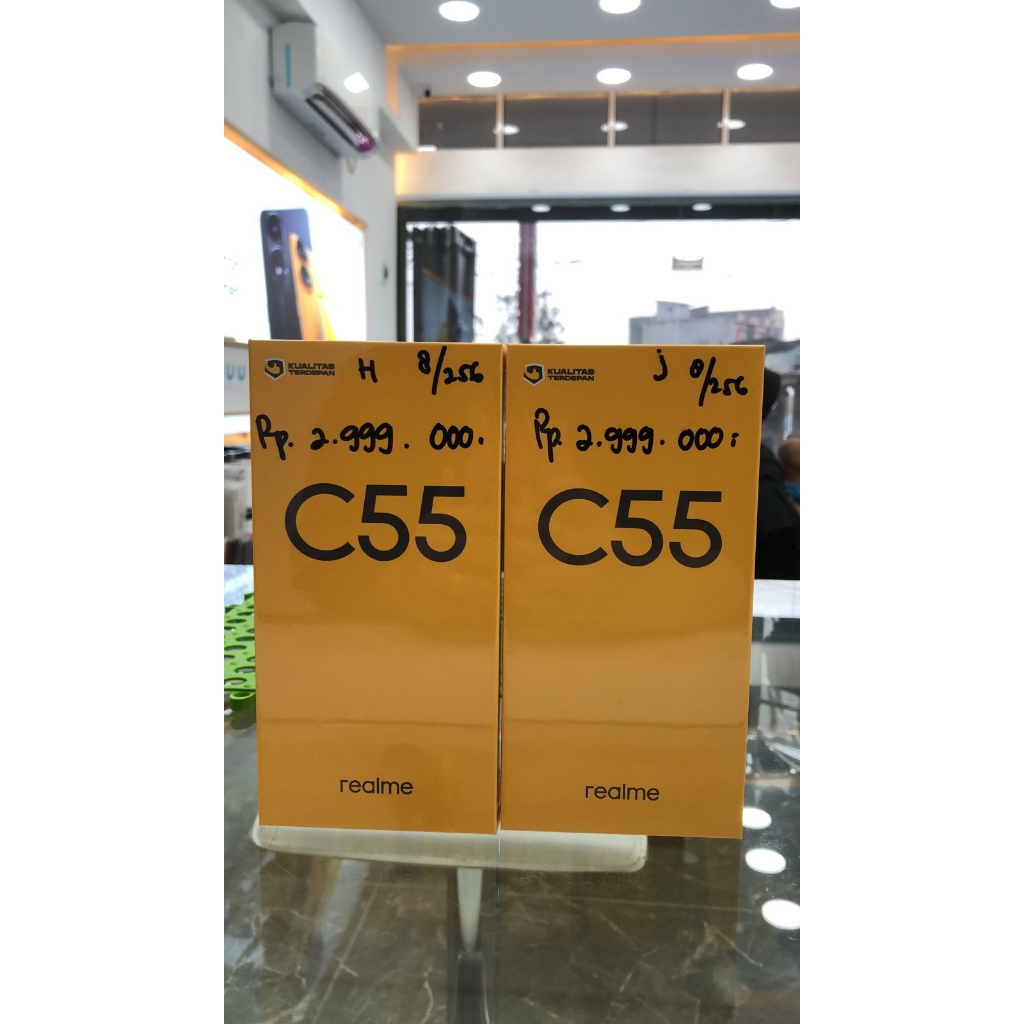 REALME C55 RAM 6/128GB DAN 8/256 GB NEW GARANSI RESMI NASIONAL