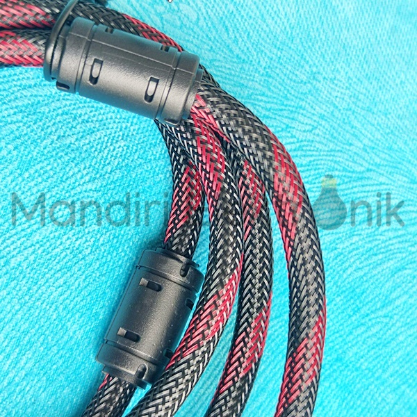 Kabel DVI To HDMI 1.5 Meter Jaring Converter 24+1 DVI-D 24 pin HDMI To DVI Jaring