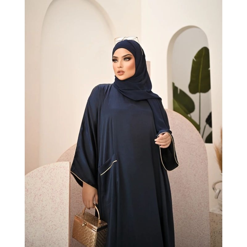 MOYYALI ABAYA NAVY
