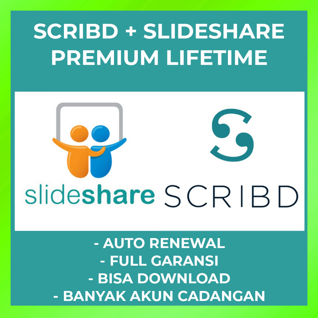 Scribd + Slideshare Premium Lifetime