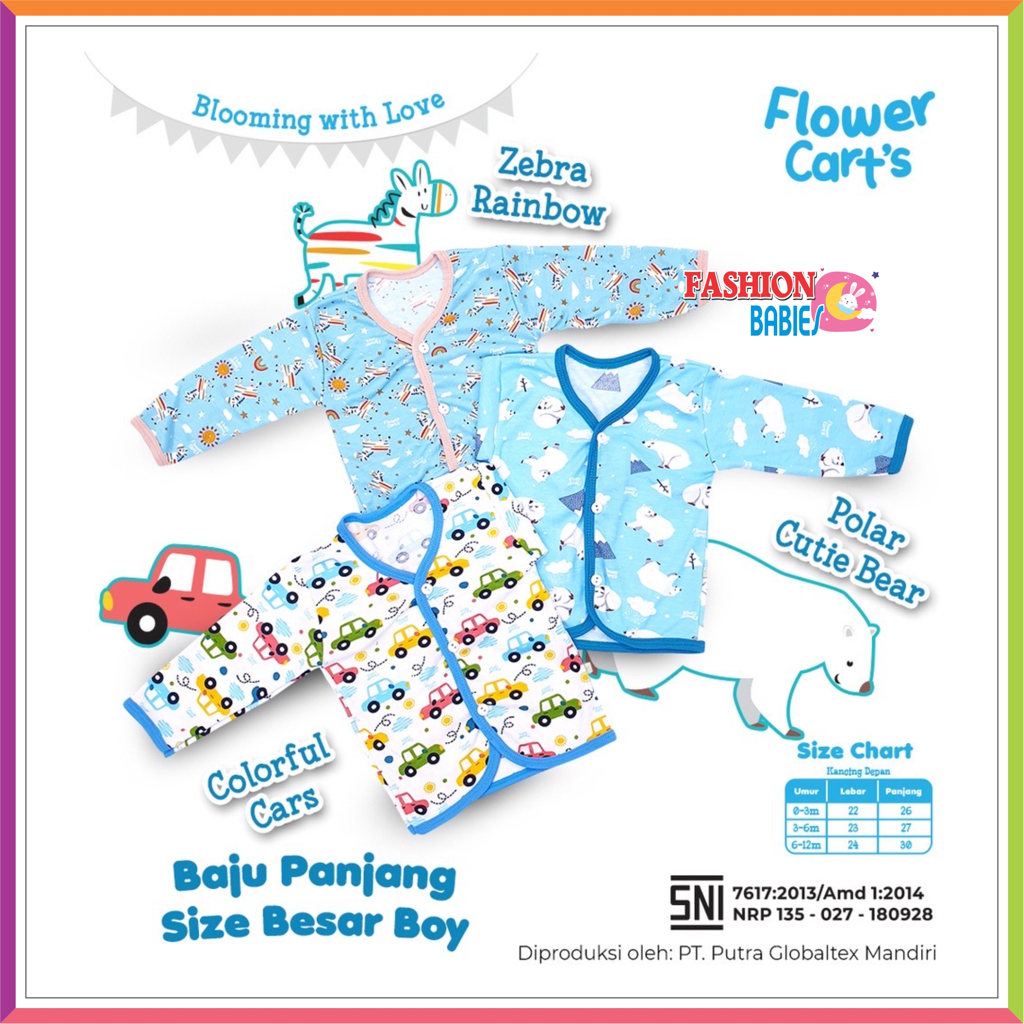 FLOWER CARTS | SETELAN PENDEK &amp; PANJANG 0-12 BULAN ❤ FashionBabies ❤