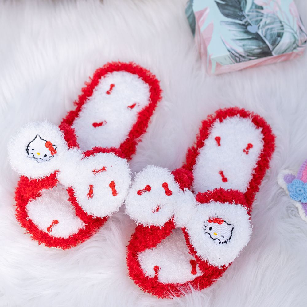 SANDAL KAMAR KUROMI CINNAMOROLL MELODY HELLO KITTY POMPOMPURIN PURIN SEPATU RUMAH FLUFFY PITA CURLY