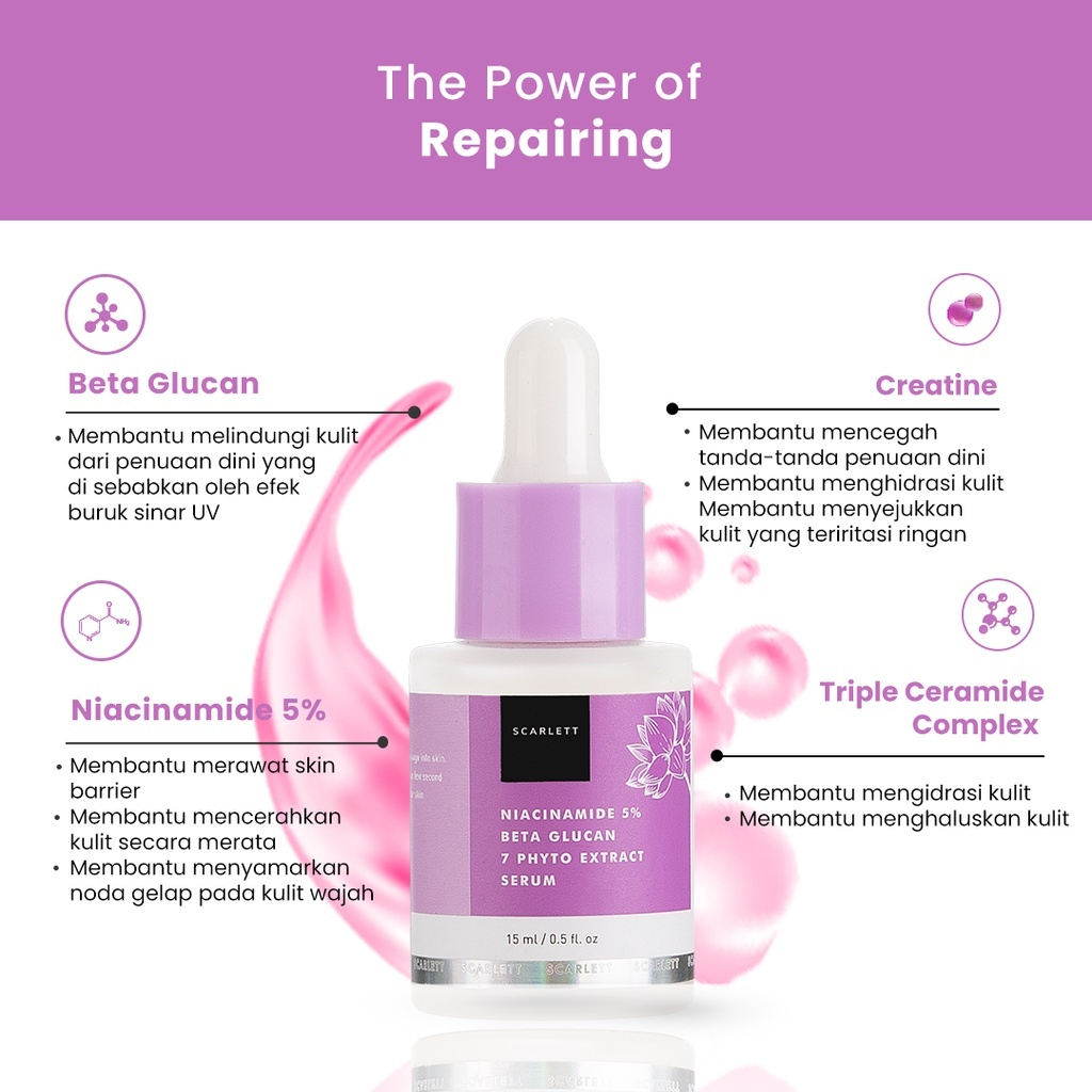 Scarlett Whitening Serum (COD) Glowtening Acne Brightly EverAfter Scarlet Felicya Angelista