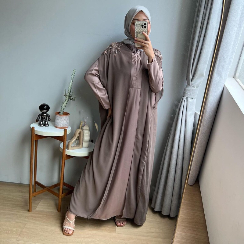 Oclo | Jean Dress 409 - Abaya Layer Payet Dress Lebaran