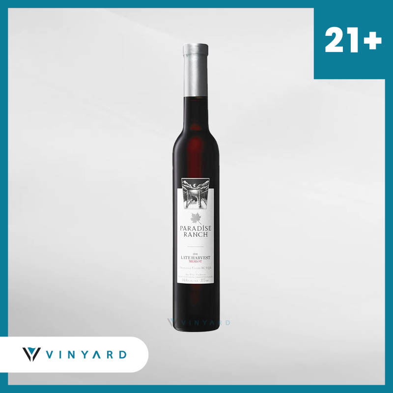 Paradise Ranch Late Harvest Merlot 375ml ( Original &amp; Resmi By Vinyard )