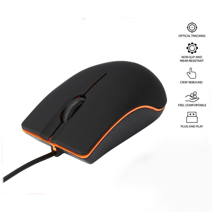 Mouse Lenovo Optical Kabel Wired | Mouse Laptop PC Lenovo WIRED #GARANSI 3 BULAN