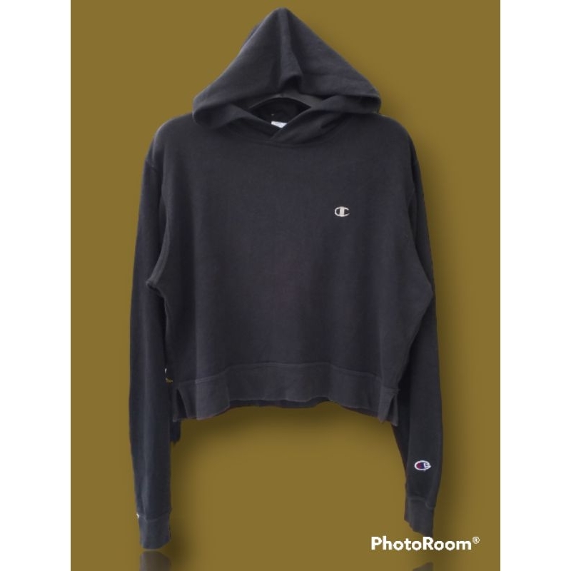 champion hoodie crop