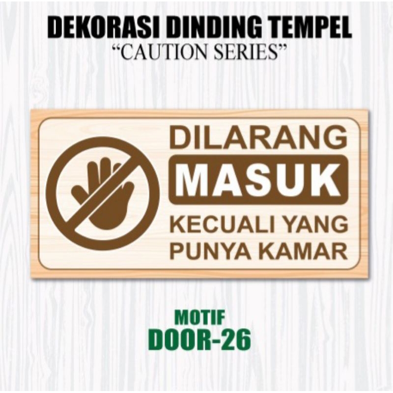 Dekorasi dinding tempel Poster Kayu Hiasan Dinding Aesthetic Dekorasi Dinding kamar , Dekorasi dindi