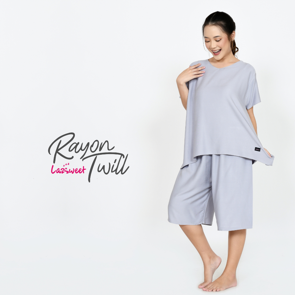 LAZSWEET | SETELAN RAYON TWILL 3/4