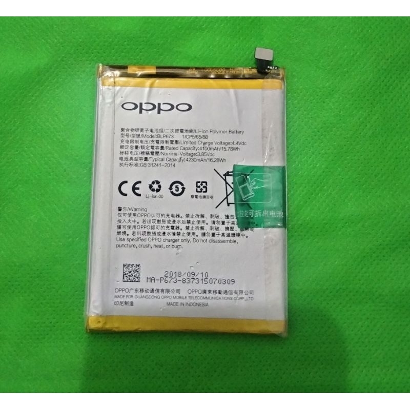 Baterai Oppo A3s