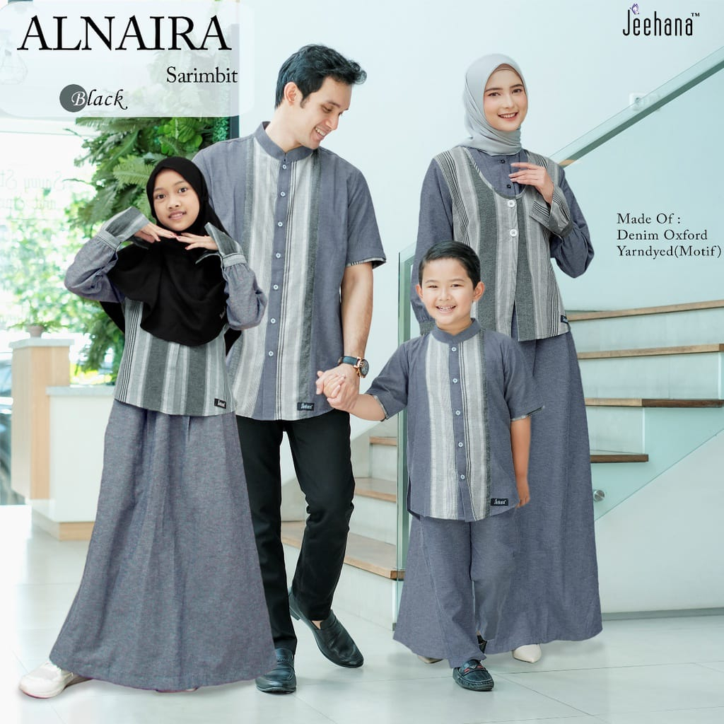 Gamis Wanita Dewasa / Sarimbit Alnaira by Jeehana / Baju Gamis Rompi Wanita Muslimah