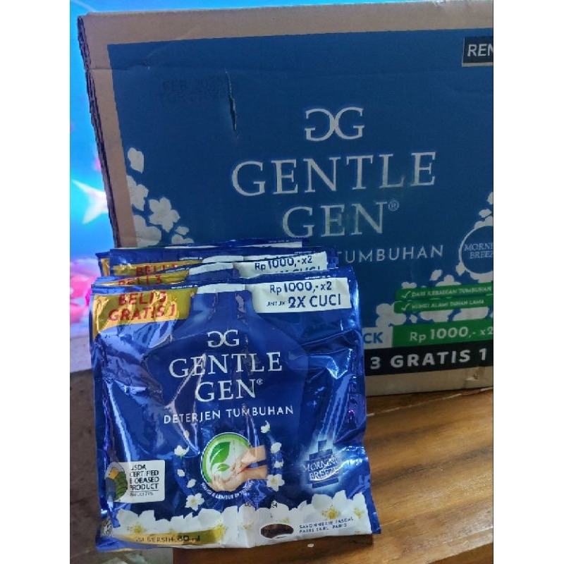 Gentle Gen isi 16 sachet Sabun Cuci Baju GentleGen