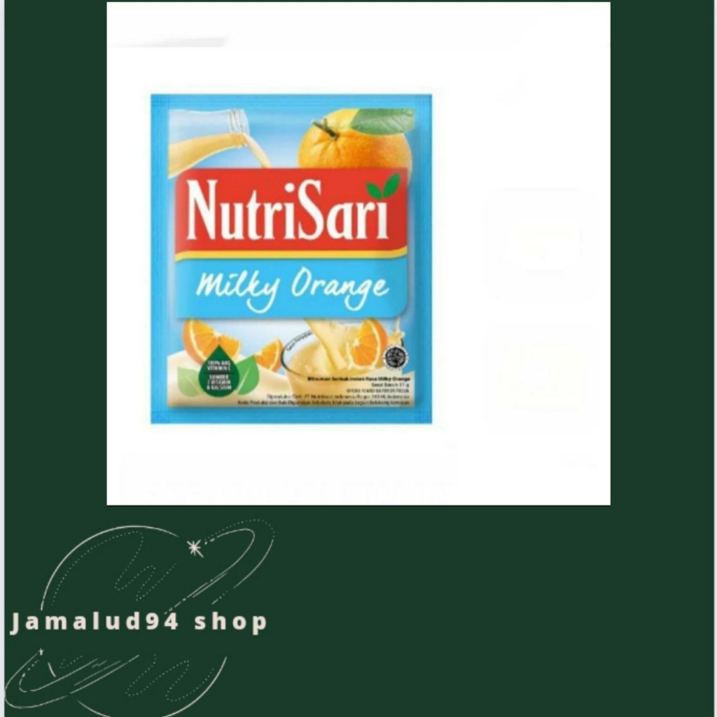 

nutrisari instan drink milky orange shacet 11gr