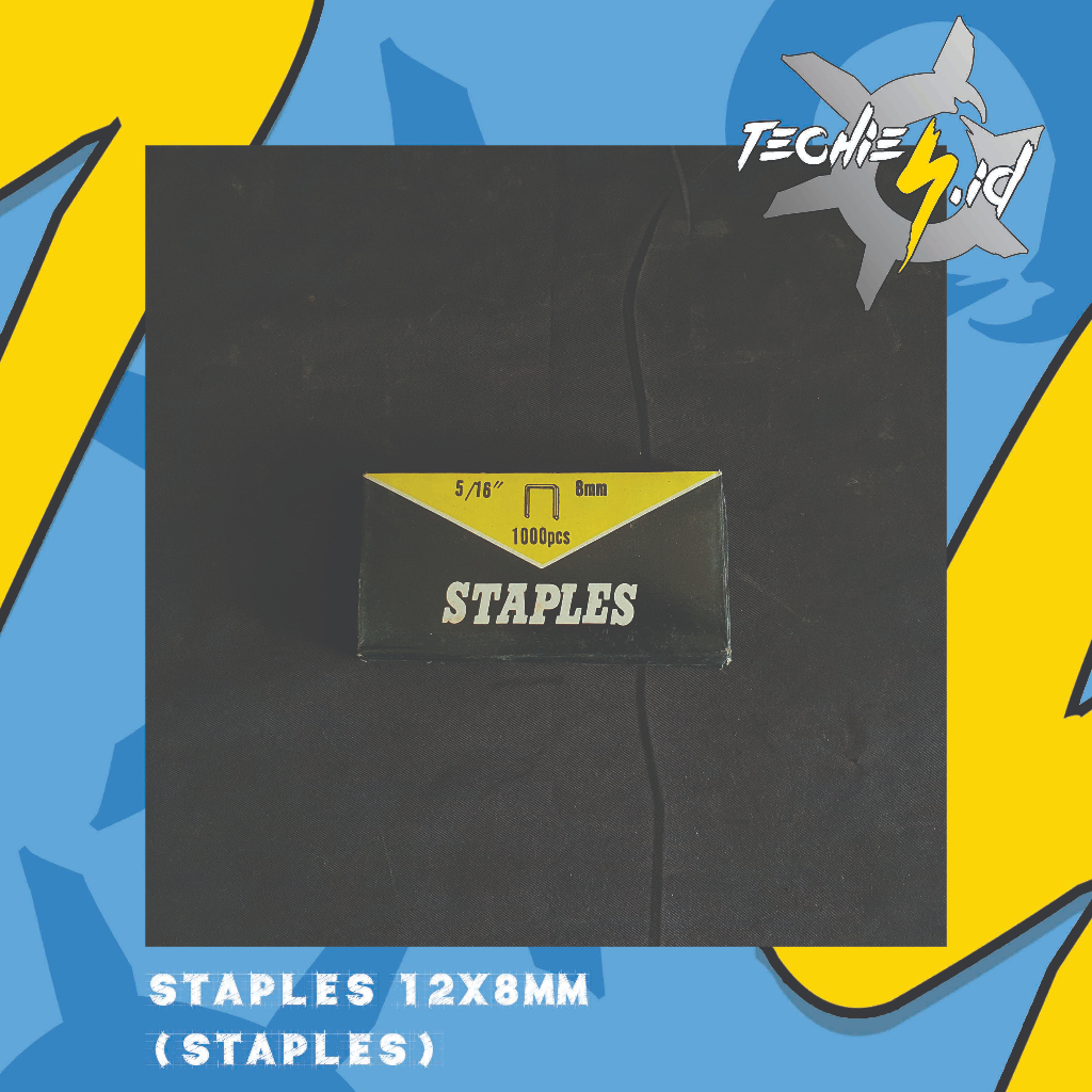 

Staples 12 x 8mm (Staples - Isi Hand Stapler / Stapler Tangan)