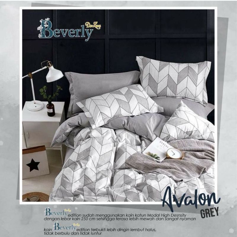 Avalon sprei katun lokal merk beverly antigeser