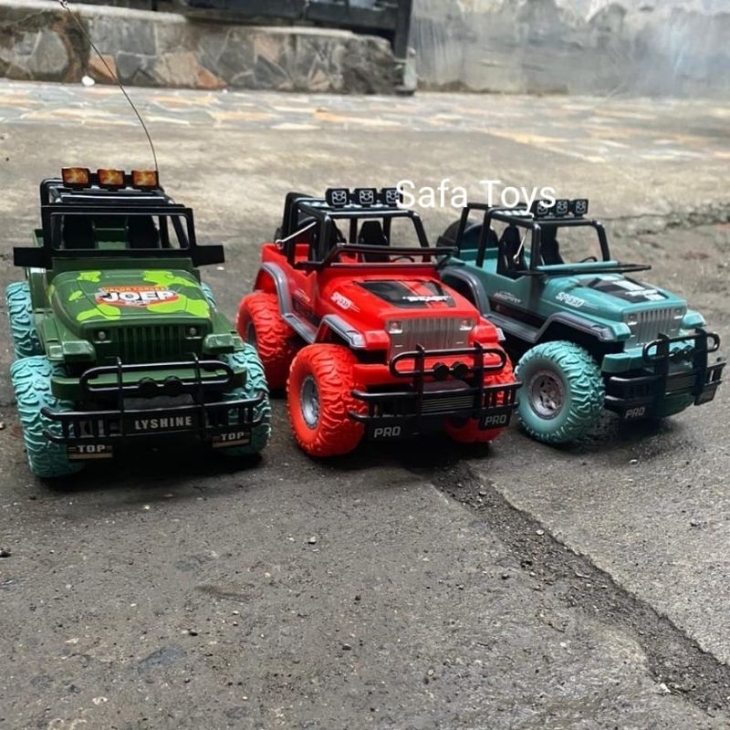 RC MOBIL JEEP OFFROAD CLIMBING LED, MOBIL REMOTE CONTROL JEEP CAR