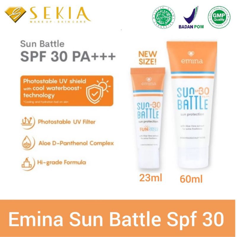 EMINA SUN BATTLE SPF 30 FUN SIZE 23 ML EMINA SUNSCREEN SUN PROTECTION