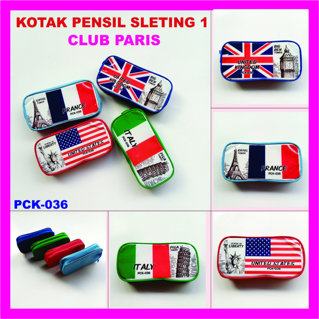 

KOTAK PENSIL SLETING ANAK-ANAK / TEMPAT PENSIL KARAKTER FANCY PARIS-036