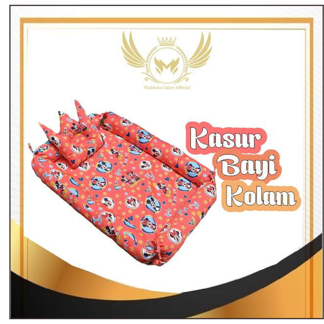 KASUR BAYI TENDA KELAMBU PREMIUM BEST SELLER / KASUR BABY KELAMBU SET BANTAL FREE BANTAL PEYANG CROWN / KASUR BAYI KOLAM