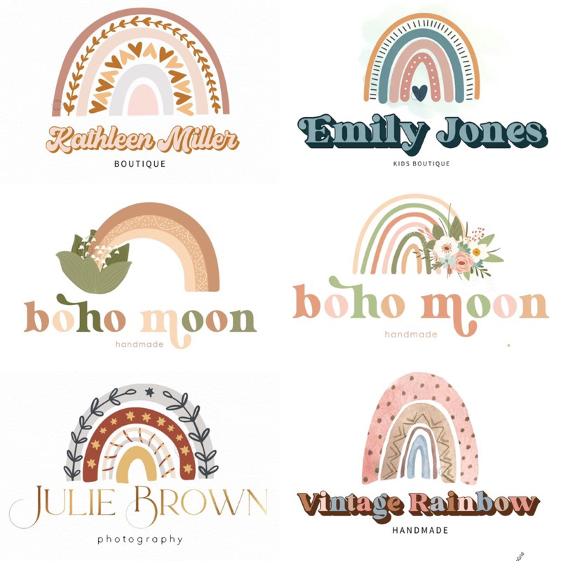 

ARABELLA JULIE RAINBOW | JASA PEMBUATAN DESAIN LOGO OLSHOP BISNIS SIMPLE ELEGANT