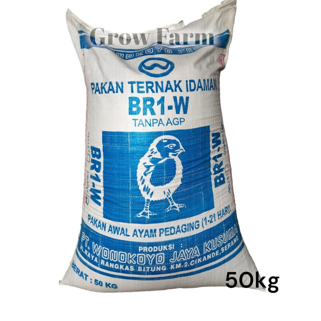 KARUNGAN BR-1 W 50KG Pur Pakan Awal Ayam Pedaging Crumble BR1 Wonokoyo jaya kusumo