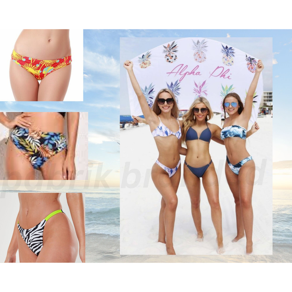 pabrik branded swimwear bikini top bottom baju celana rok renang wanita girl perempuan atasan sexy s