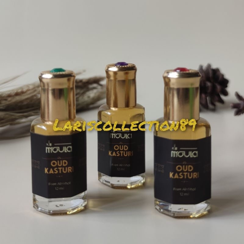 PARFUM KASTURI PREMIUM NON ALKOHOL / MINYAK SHOLAT ASLI BY MOULA