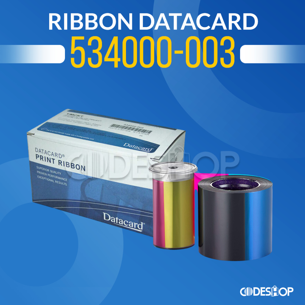 Ribbon Color YMCKT Datacard SP25 Plus PN: 534000-003