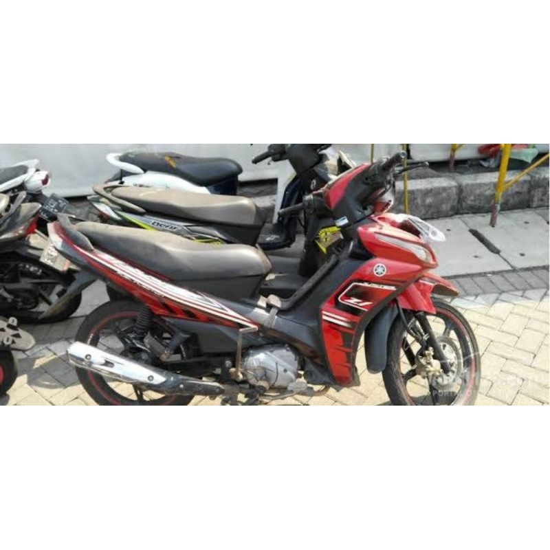 striping stiker Les body Jupiter Z1 2015 body merah