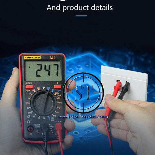 Digital Multimeter M1 LCD Backlight High Precision AC/DC Voltage Current Resistance Transistor Tester